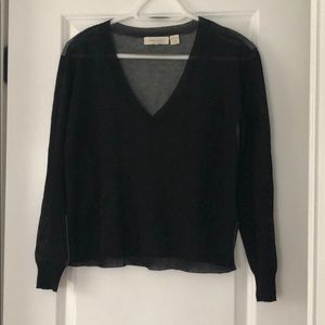 INHABIT Sheer Sweater